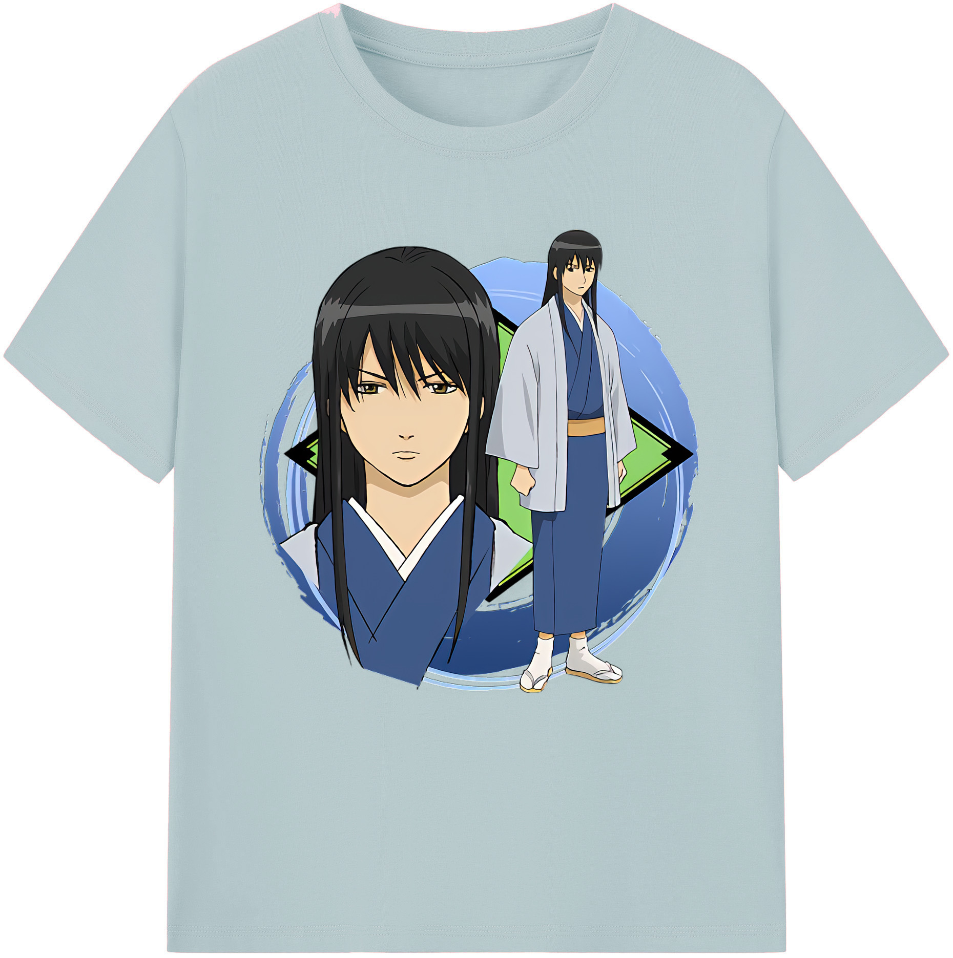 （画像用） ぎんたま 坂田銀時（さかたぎんとき） 神楽 志村新八（しむら しんぱち） GINTAMA Sakata Gintoki Kagura Shimura Shinpachi 綿100％半袖Tシャツ（フロントプリント）
